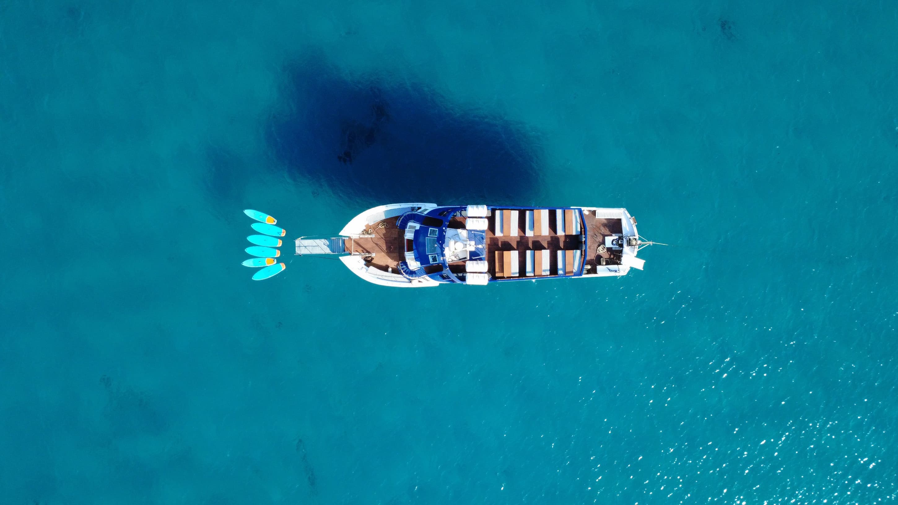 On the water