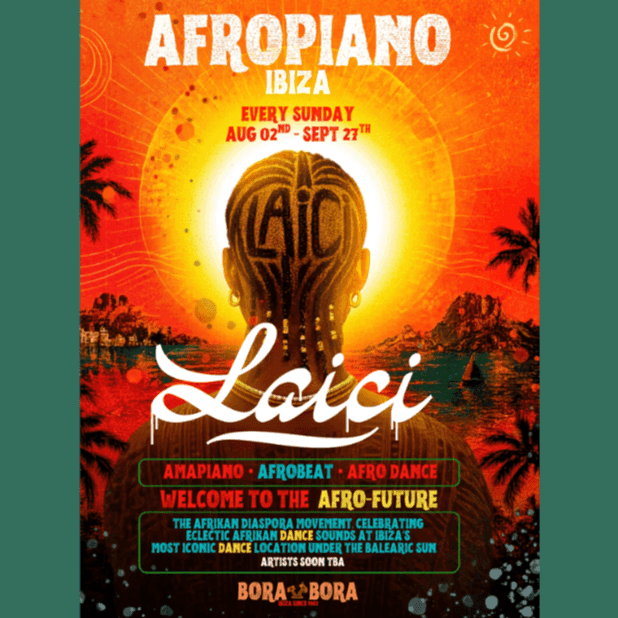 Afropiano LAICI at Bora Bora Ibiza - Playa Soleil